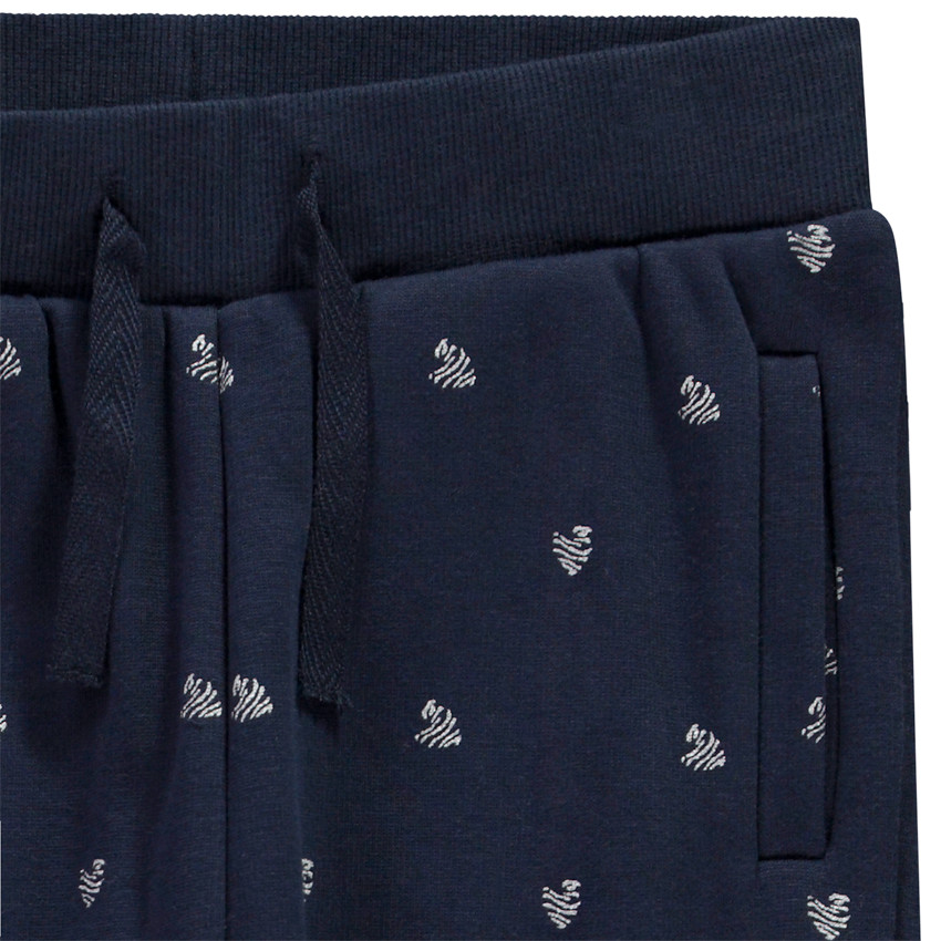 Pantalon de jogging imprimé cœurs en contrecollé pour fille 