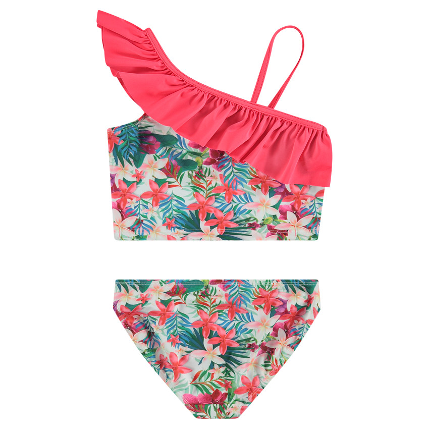 3 Pièces Petite Fille Queue De Sirène Princesse Maillot De Bain Bleu Sirène Bikini Cosplay