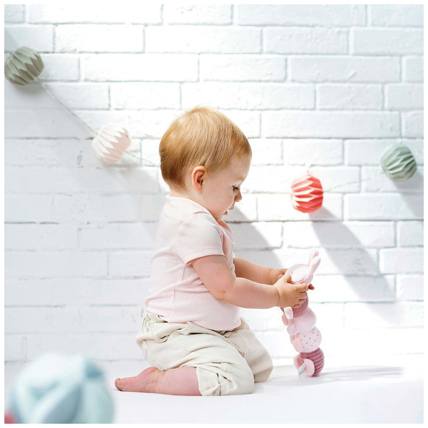 Chenille d'activités Lapidou rose 