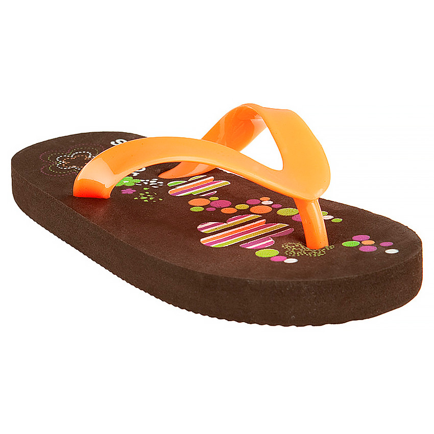 Tongs à fleurs printées pour fille 