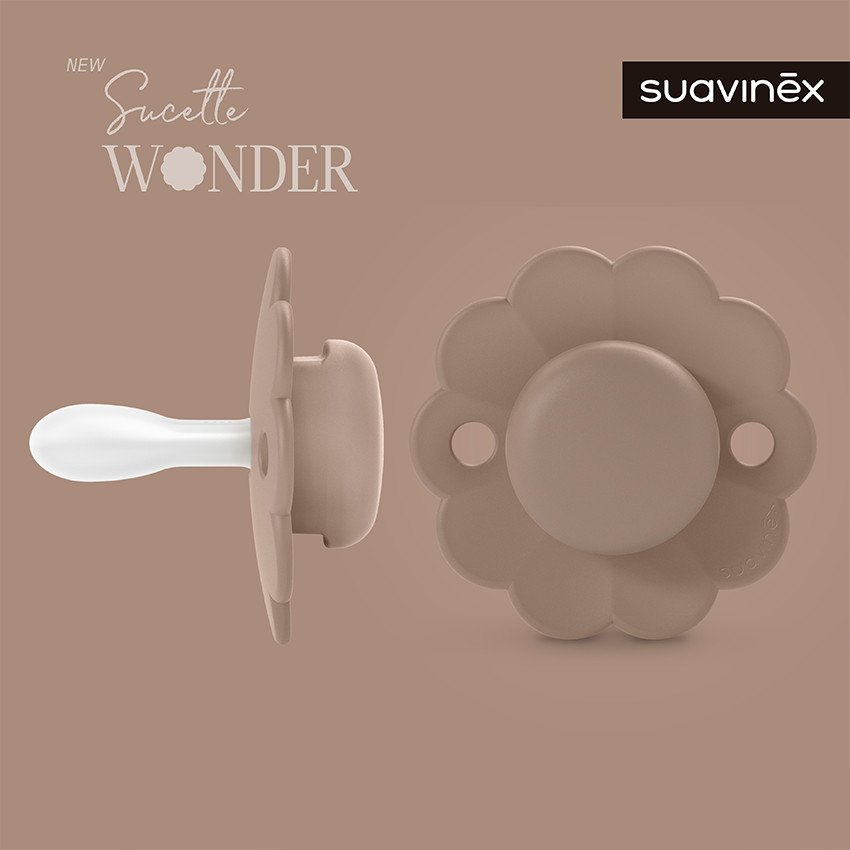 Sucette silicone réversible SX Pro 6-18M Wonder raw umber 