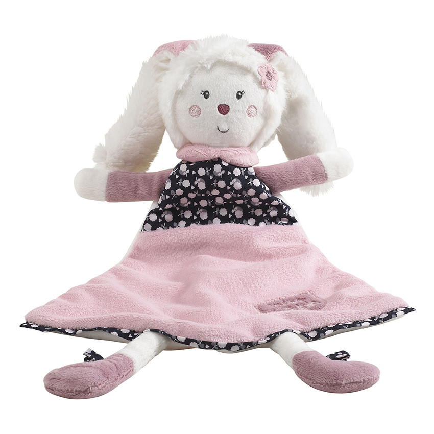 Doudou mouchoir - Miss Fleur de Lune Main Doudou mouchoir - Miss Fleur de Lune