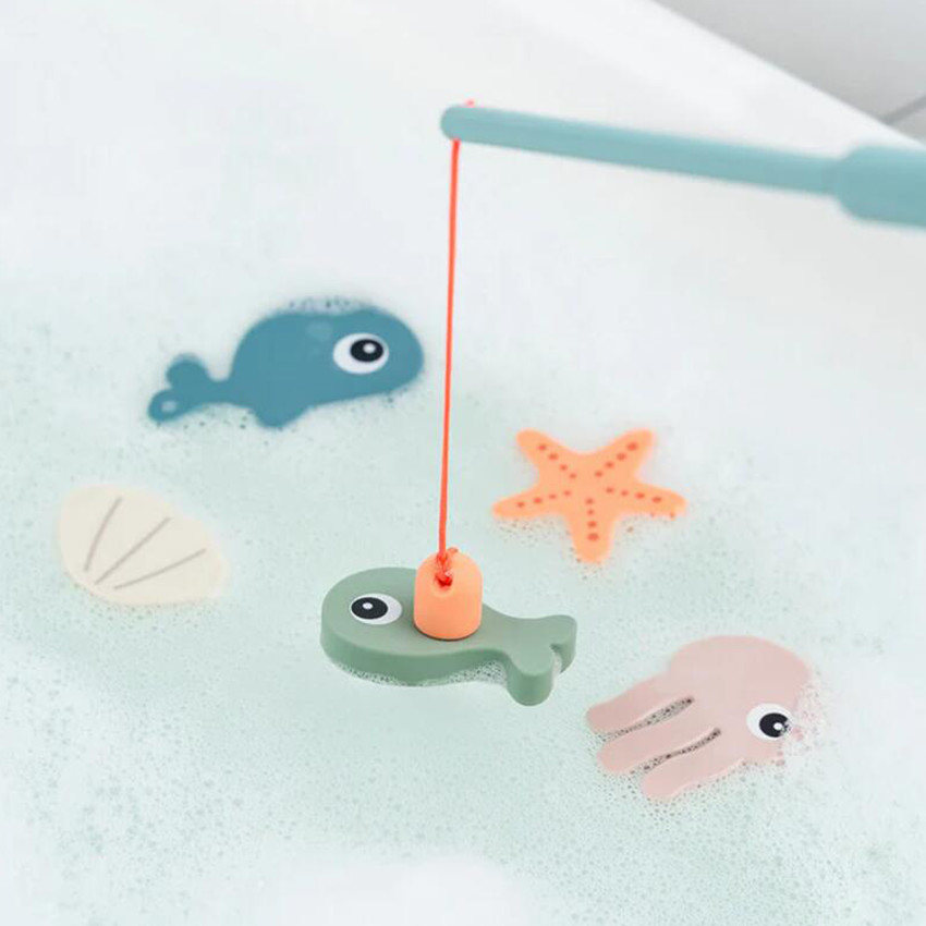 Jeu de pêche pour le bain Sea Friends multicolore 