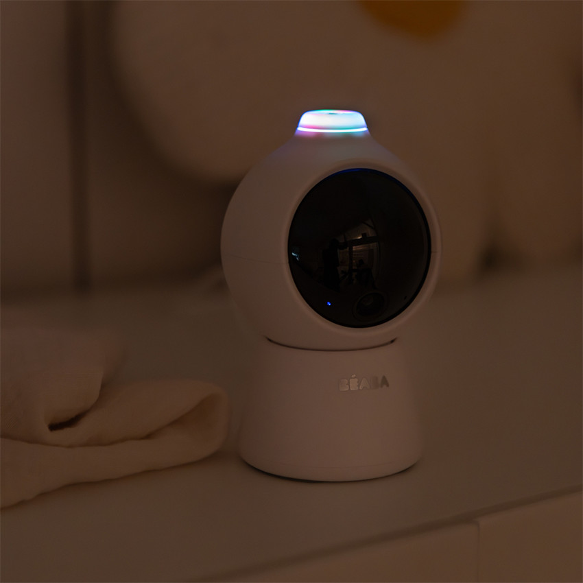 Babyphone vidéo Zen Smart AI - Blanc - Blanc (Béaba) - Image 1