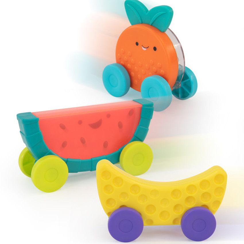 Jouet à empiler voiture de fruits 