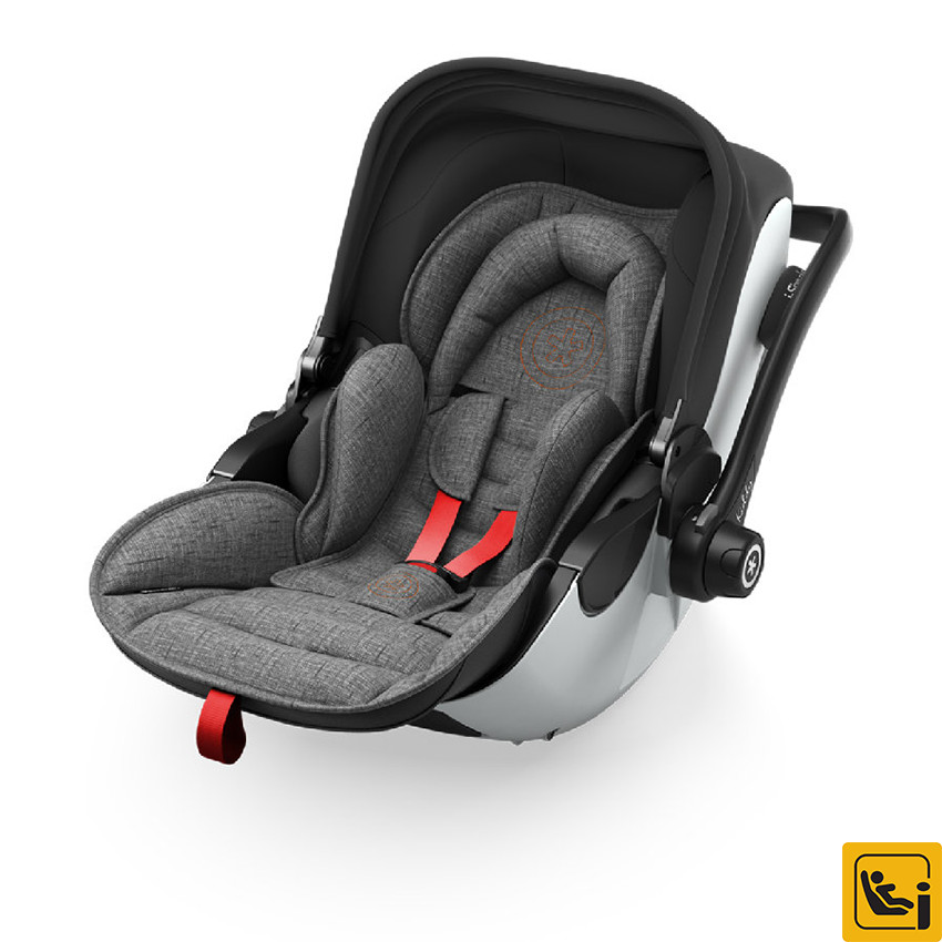 Siège-auto isofix Evoluna i-Size 2 groupe 0+ - Grey Melange 
