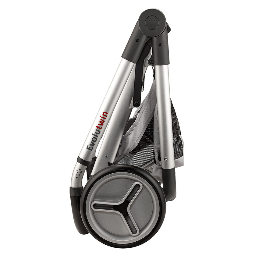 Poussette jumeaux Evolutwin® - Gris 