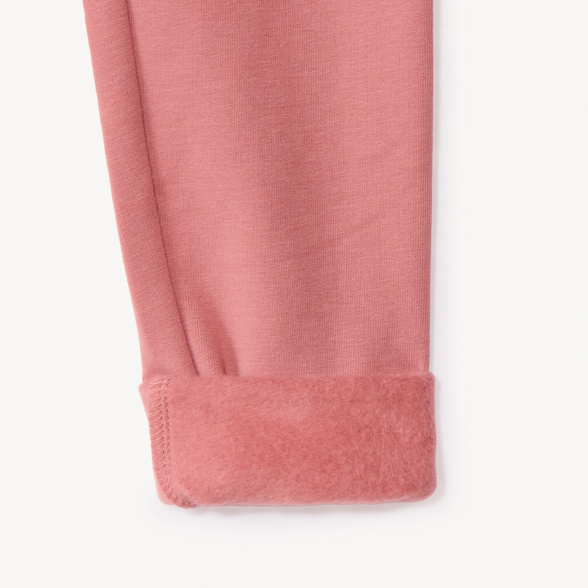 Lot de 2 leggings en molleton pour fille 