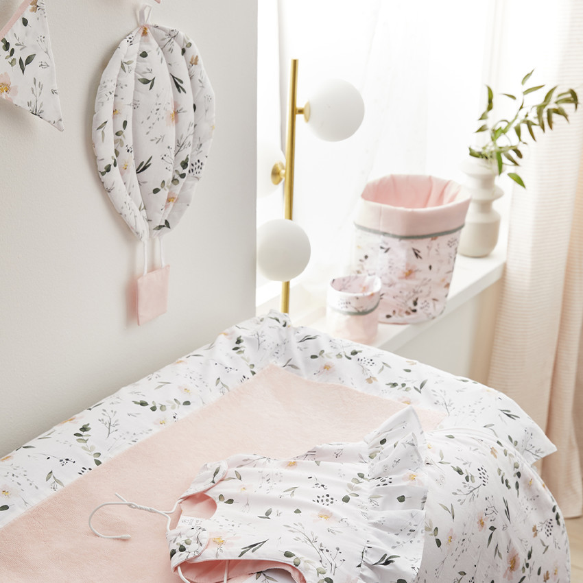 Décoration murale montgolfière sweet garden 