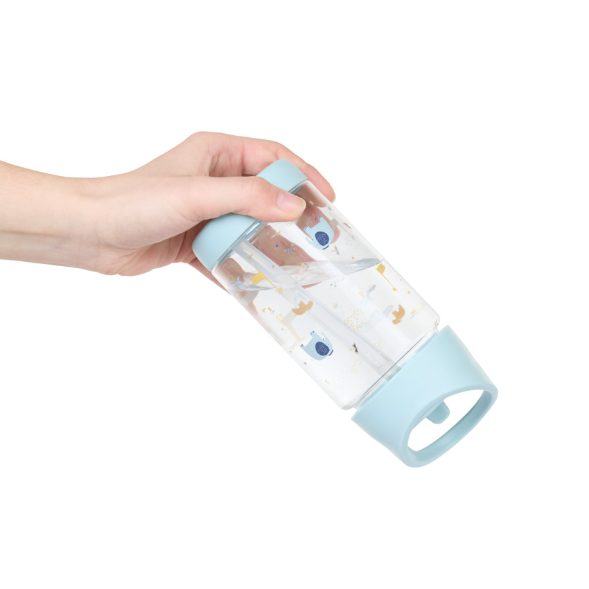 Gourde savane avec paille rétractable - 400ml 