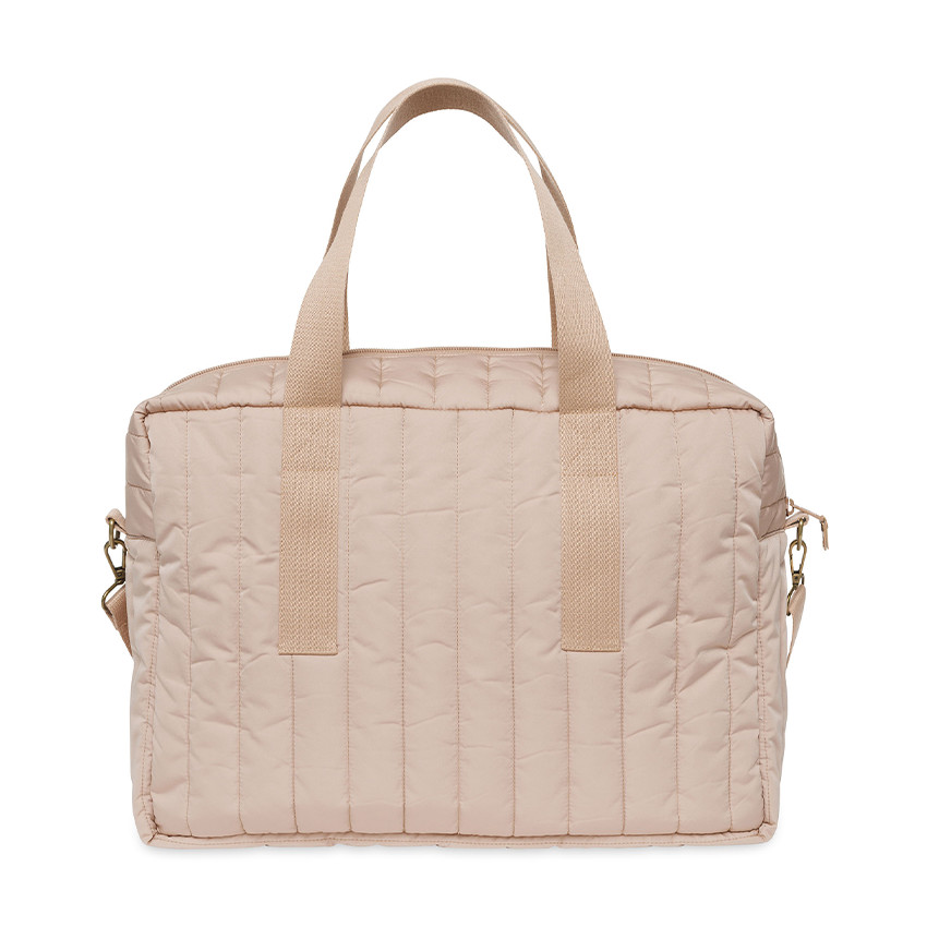 Sac à langer matelassé avec tapis Puffed Moos biscuit 