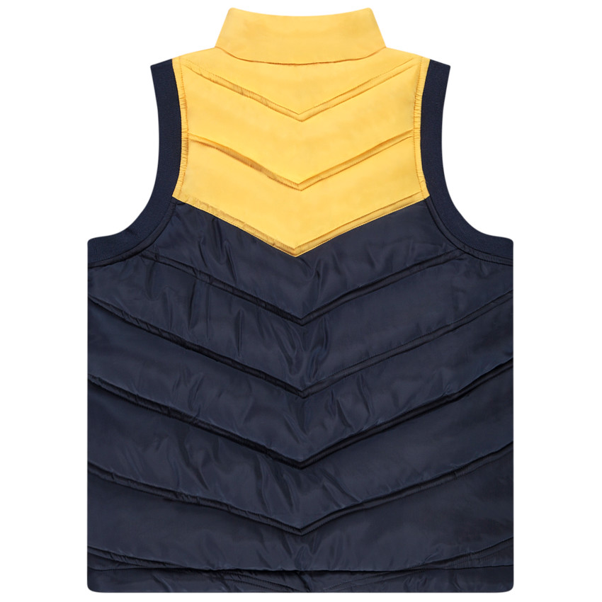 Doudoune sans manches matelassée effet colorblock pour garçon 