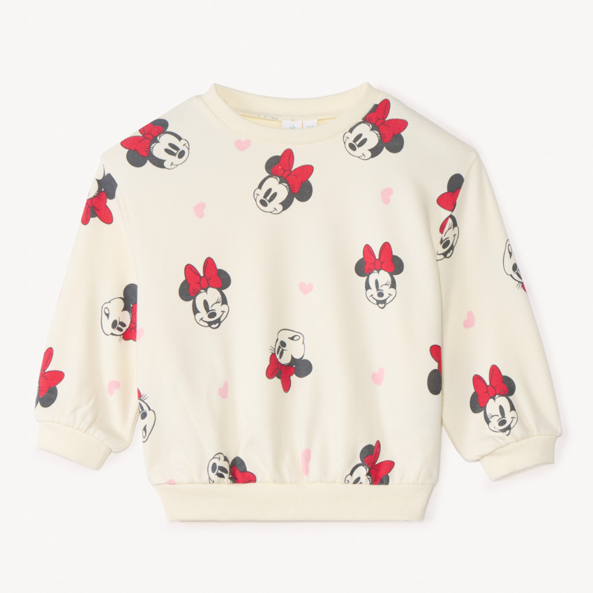 Sweat oversize imprimé Minnie Disney pour bébé fille