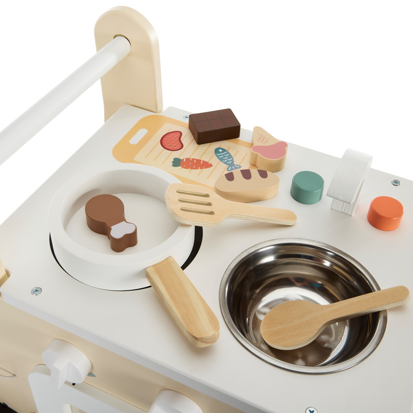 Chariot de marche en bois Cuisiner & Recycler 