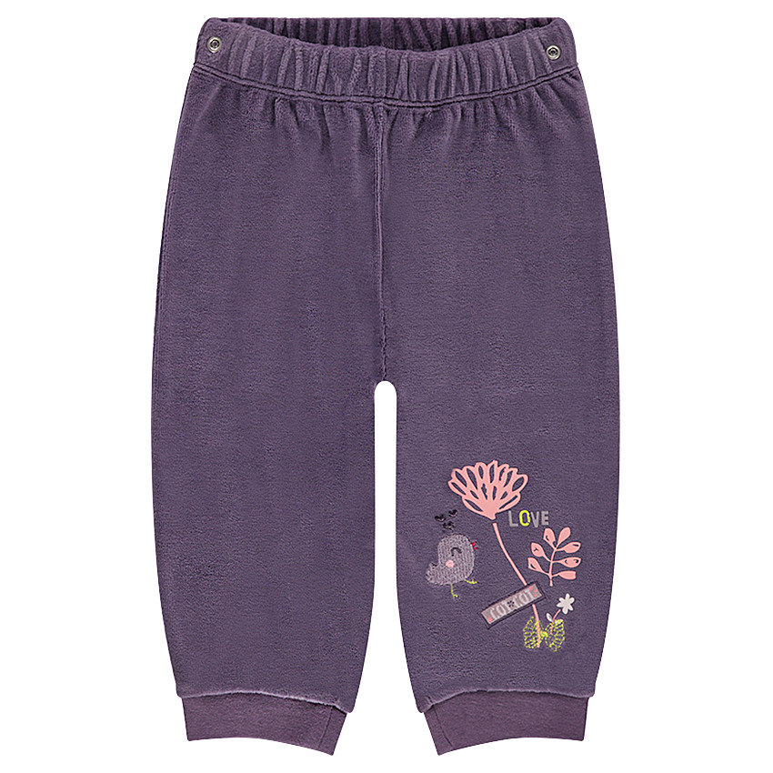 Pyjama en velours rayé adaptée en fonction de l'âge 