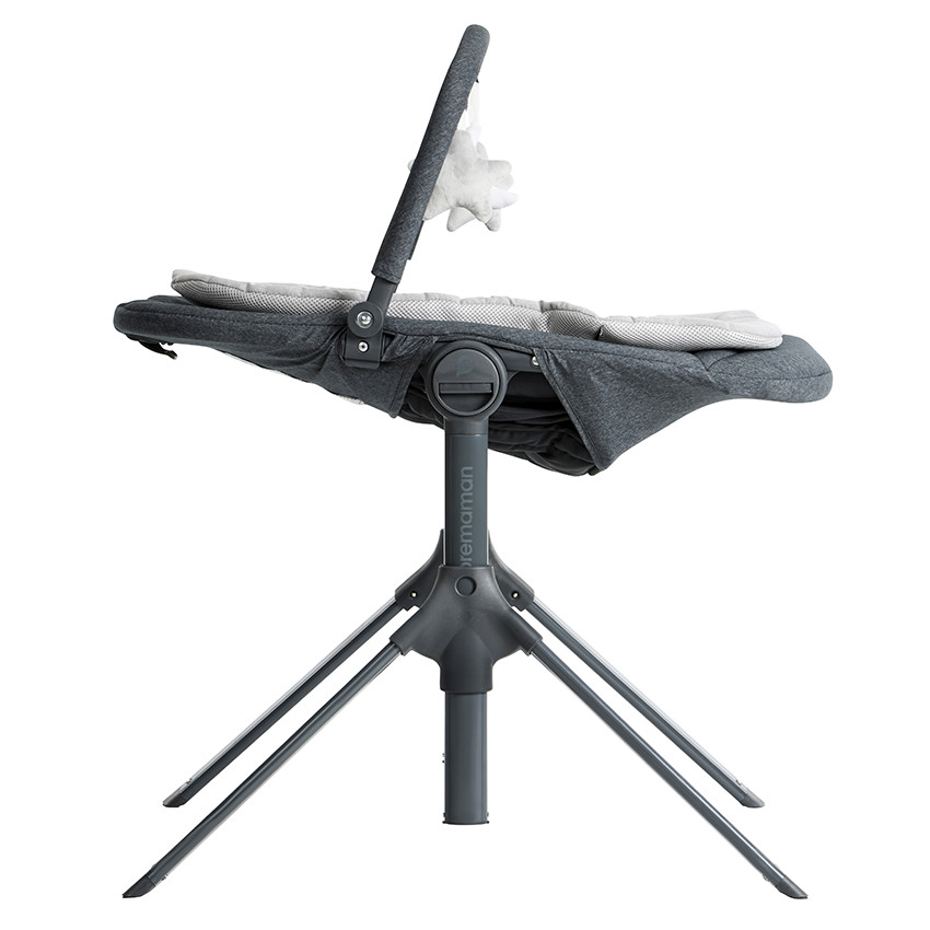 Transat réglable en hauteur Uppy gris - Gris (Prémaman) - Image 3