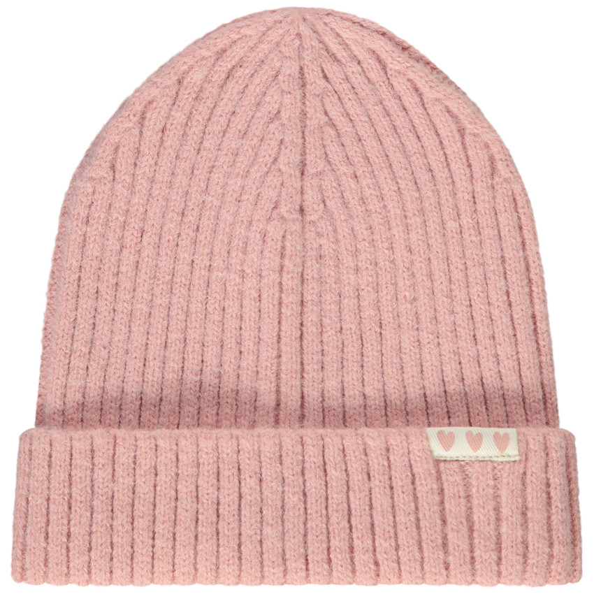 Bonnet côtelé uni pour fille