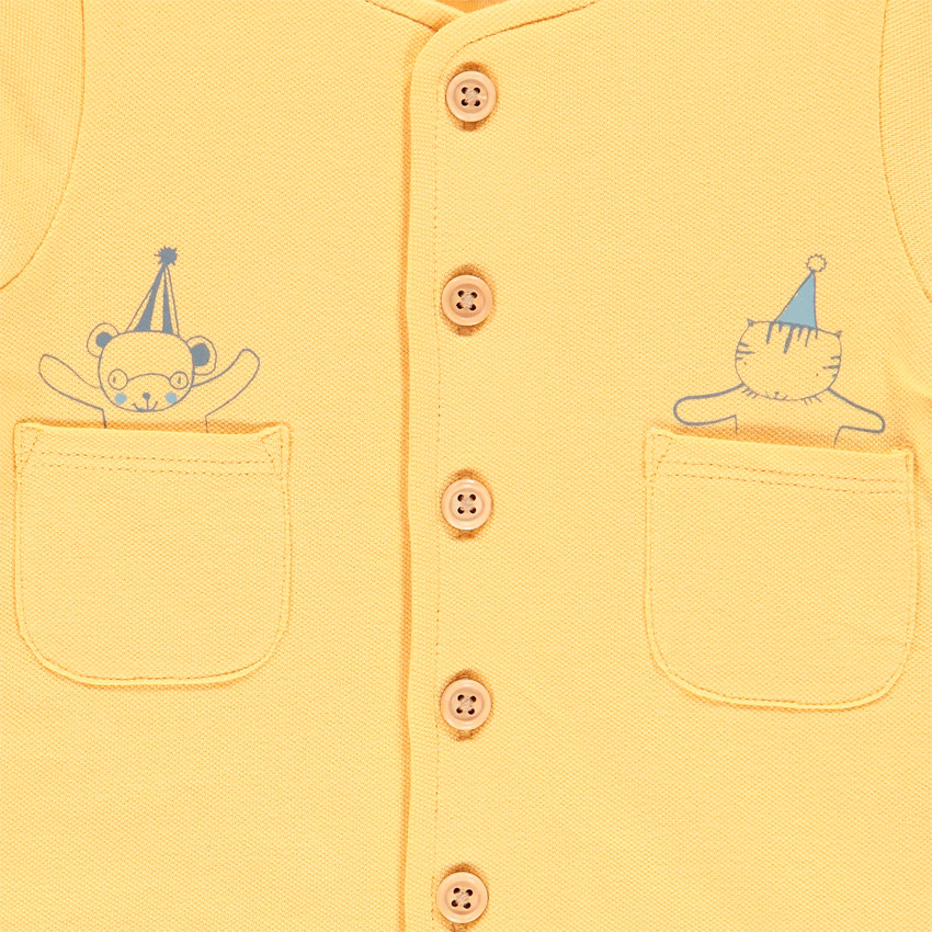 Ensemble 3 pièces print animaux pour bébé garçon 