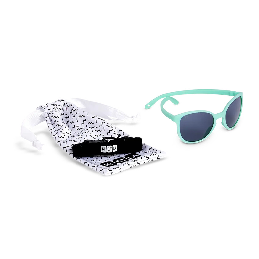Lunettes de soleil incassables Wazz 1-2 ans menthe 