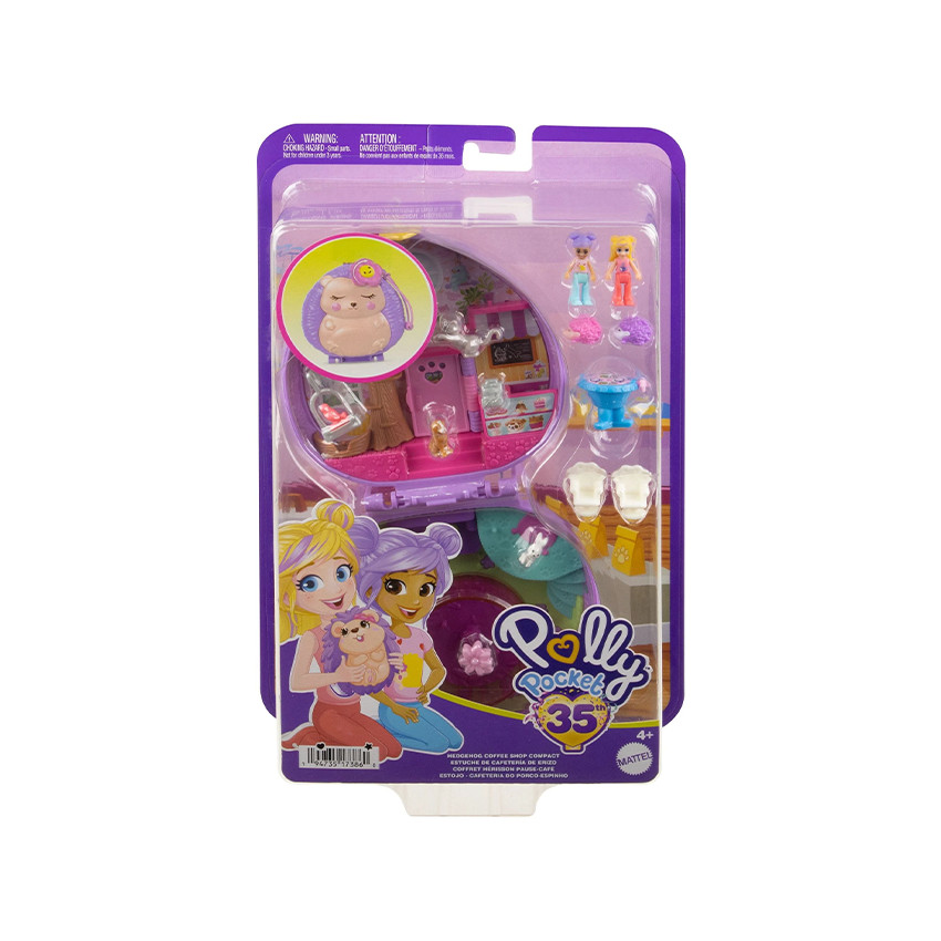 Coffret café du hérisson avec poupée miniature  