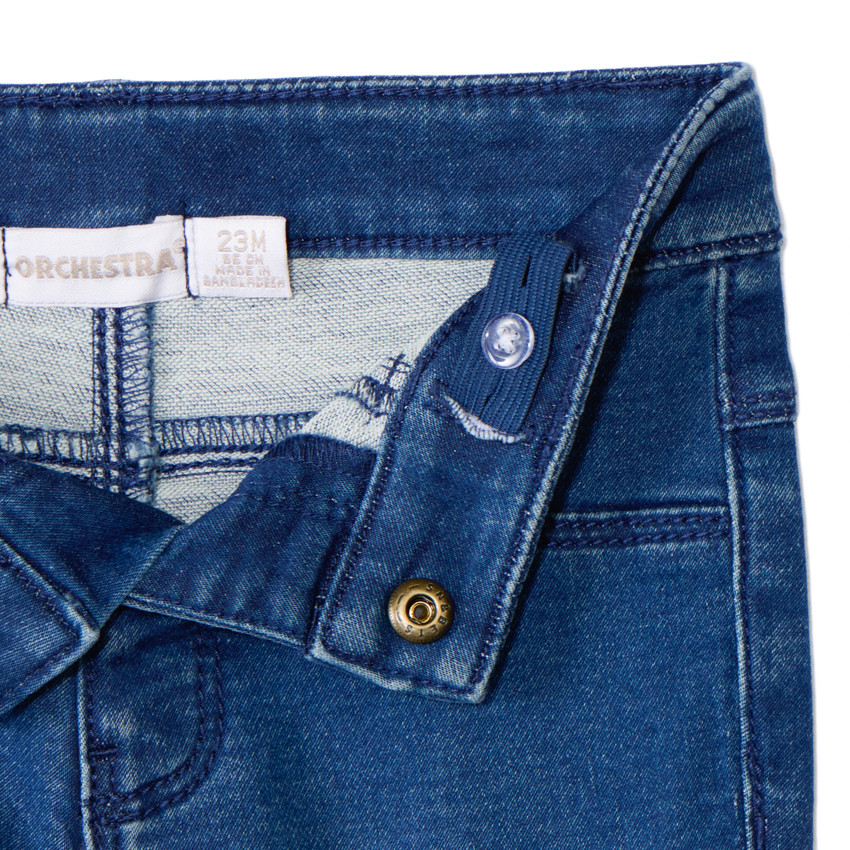 Jean effet denim uni pour bébé garçon  