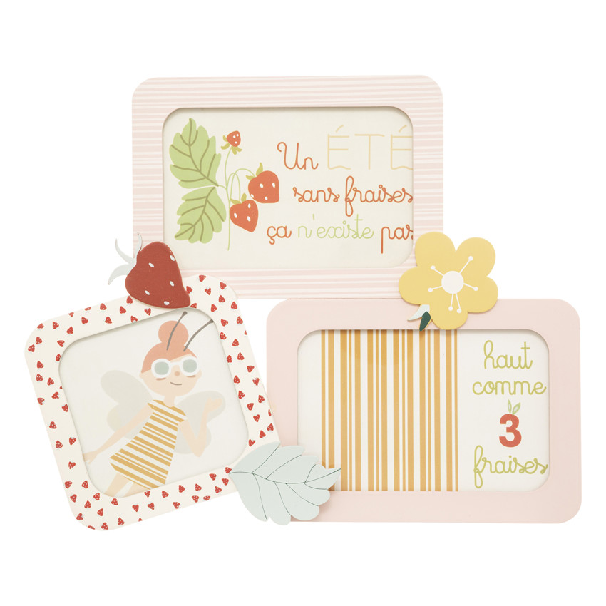Lot de 3 cadres mural Summer 