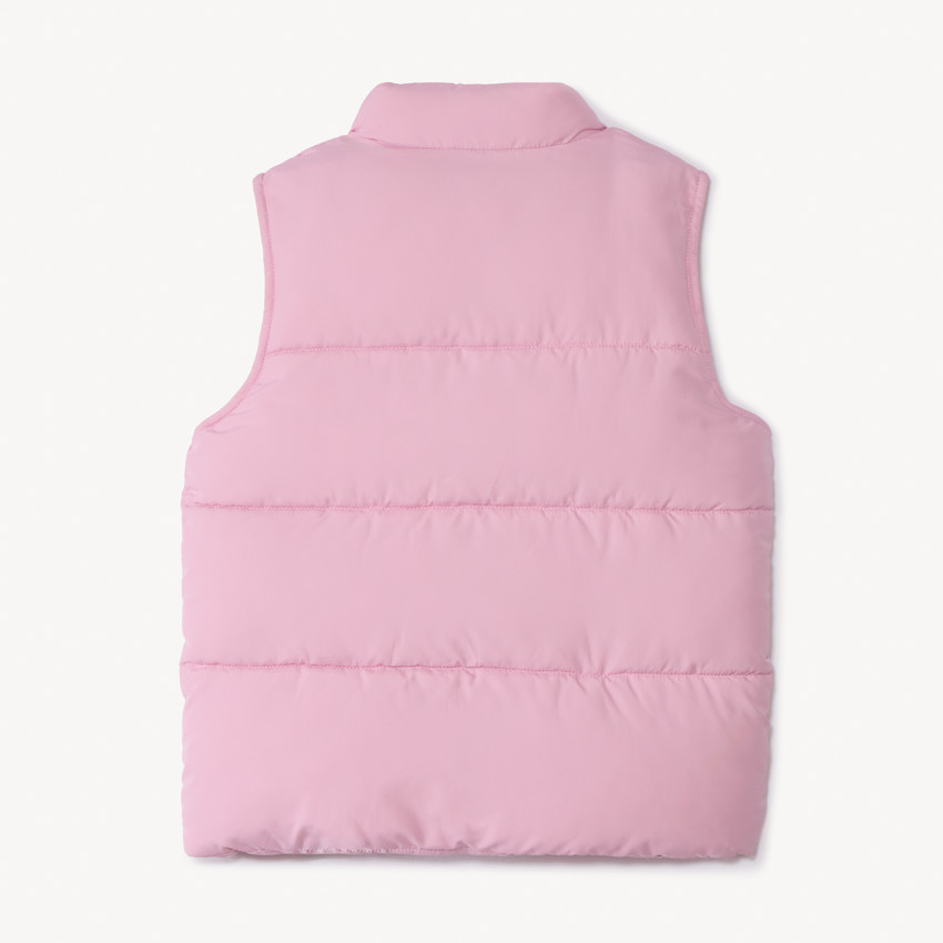 Doudoune sans manches matelassée unie pour fille 