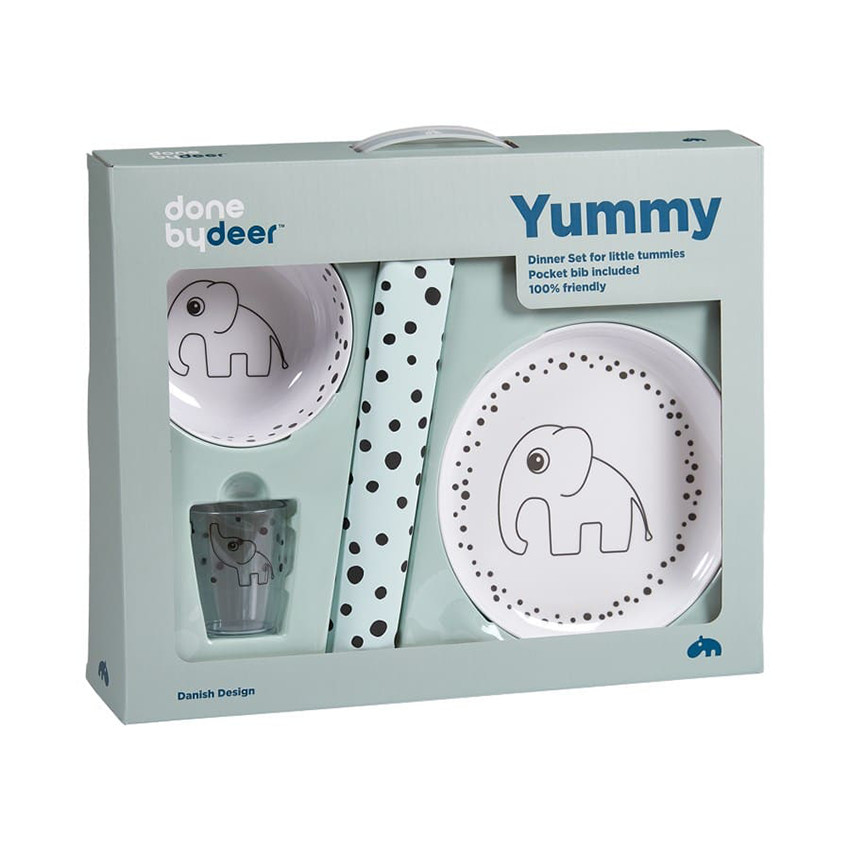 Coffret repas Happy Dots Blue 