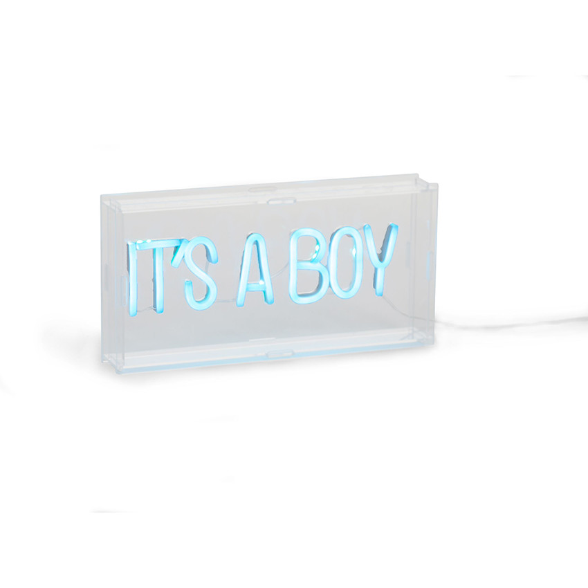 Lampe néon "It's a Boy" - Bleu  