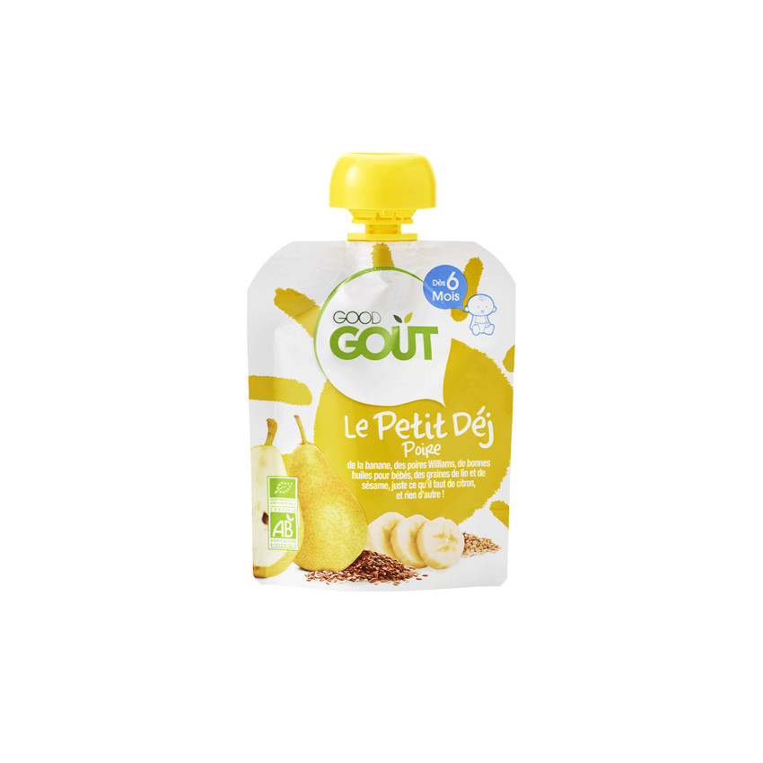 Gourde Le Petit Dej Poire - 70g 