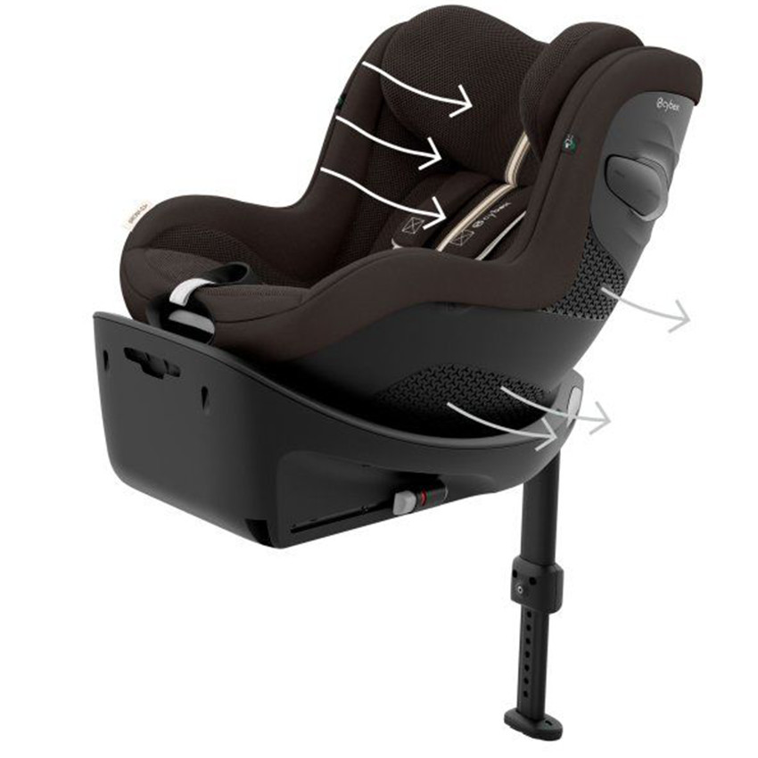 Siège auto I-Size- Sirona G3 Plus 61-105cm Chocolate Brown-Brown 