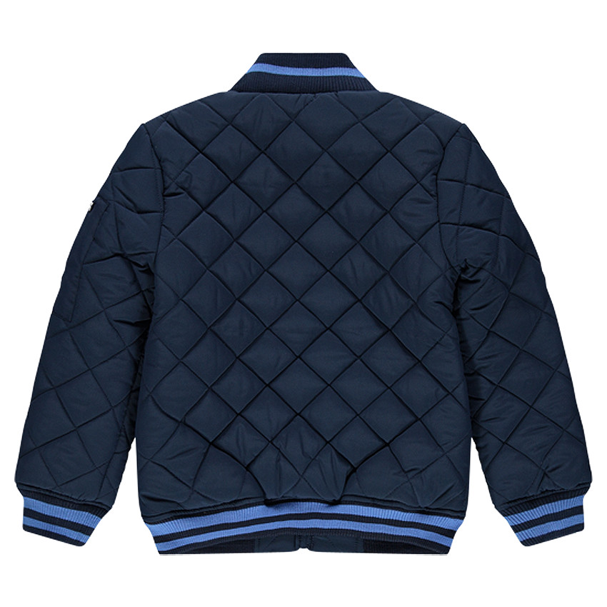 Junior - Blouson style teddy effet matelassé à poches 