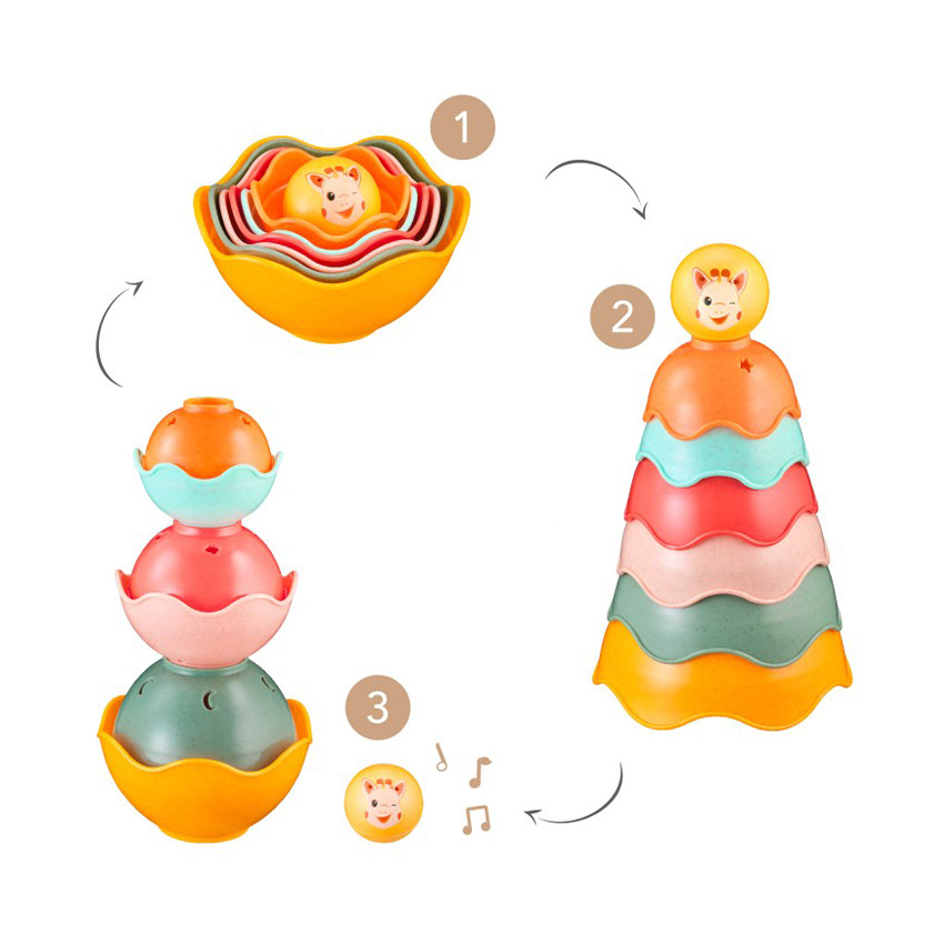 Bols empilables Sophie la Girafe 