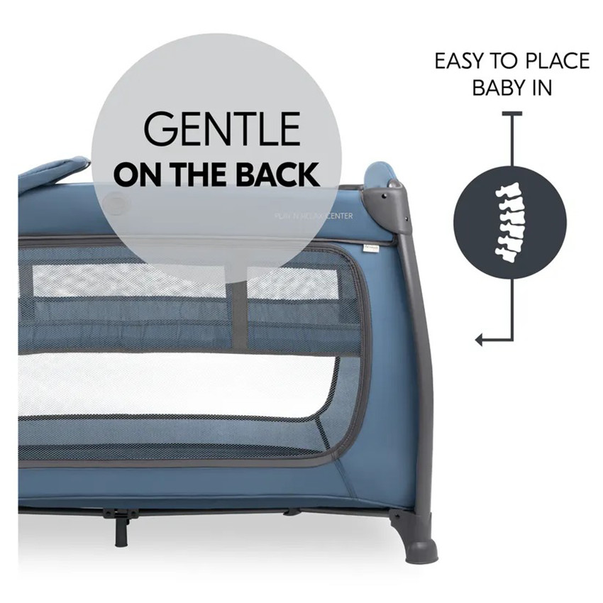 Lit de voyage & matelas à langer Play N Relax Center dark blue  