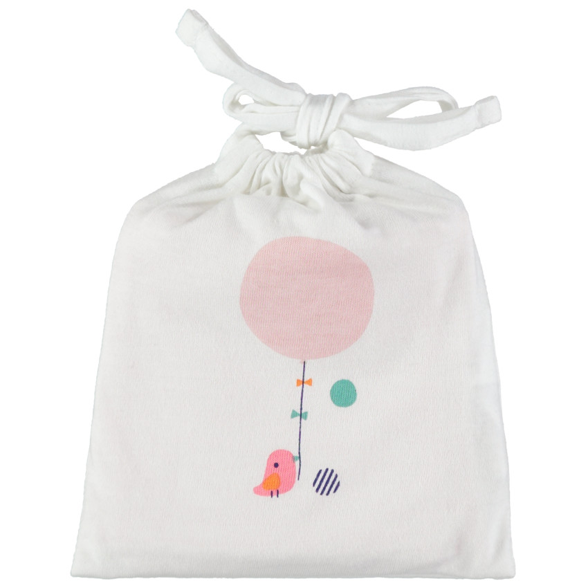 Lot de 6 lingettes lavables en coton Happy Days 
