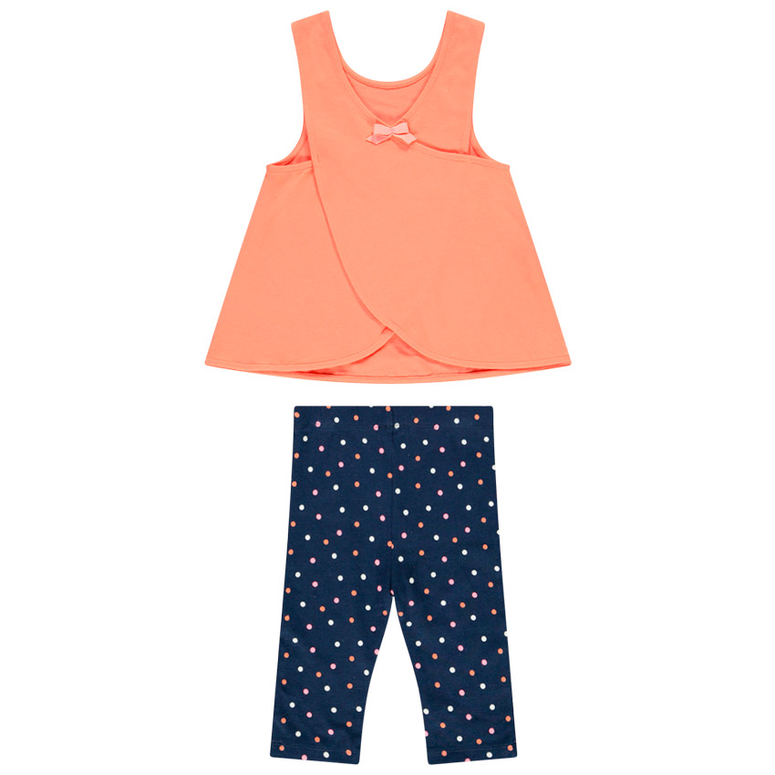 Ensemble de plage débardeur + legging pour bébé fille 