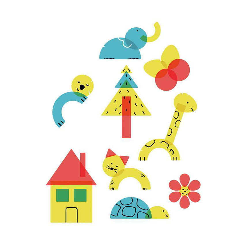 Coffret artistique formes et couleurs 