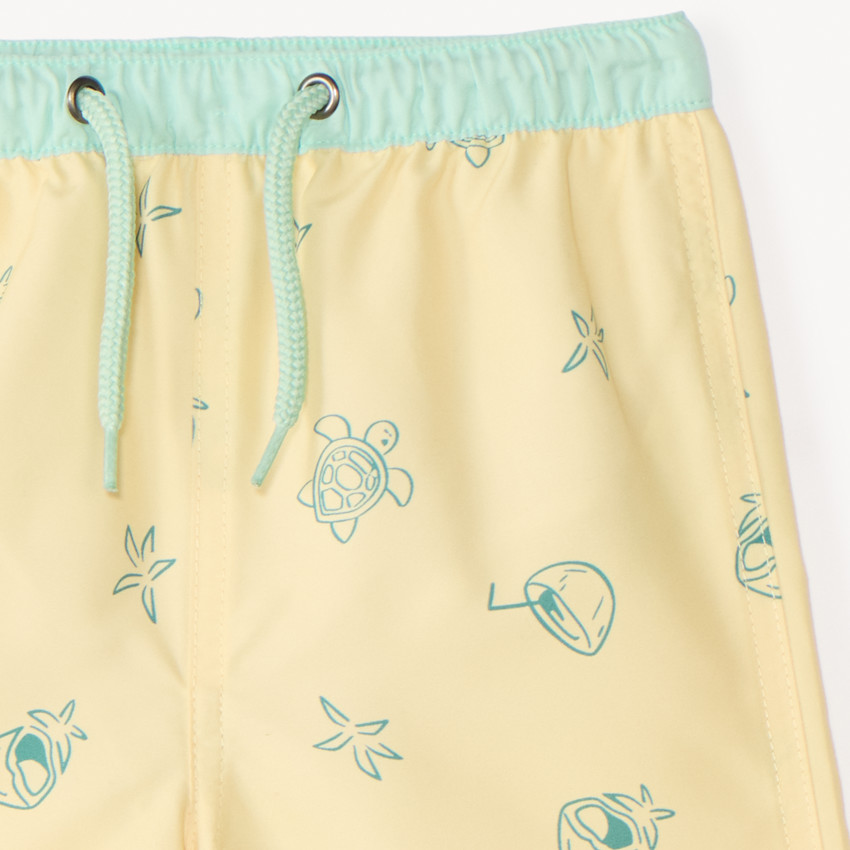 Short de bain imprimé fantaisie pour bébé garçon 