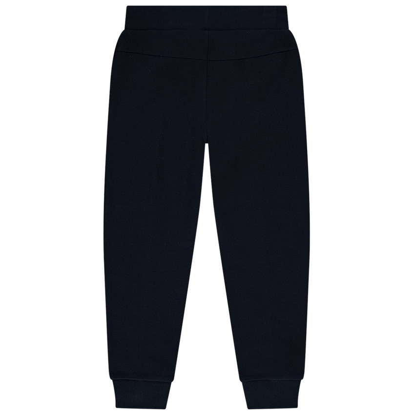 Jogging uni en coton piqué pour garçon 