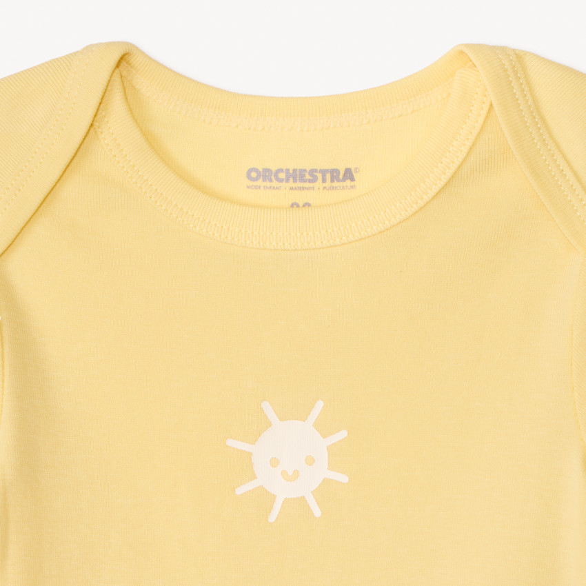 Lot de 5 bodies manches courtes printés pour bébé garçon 