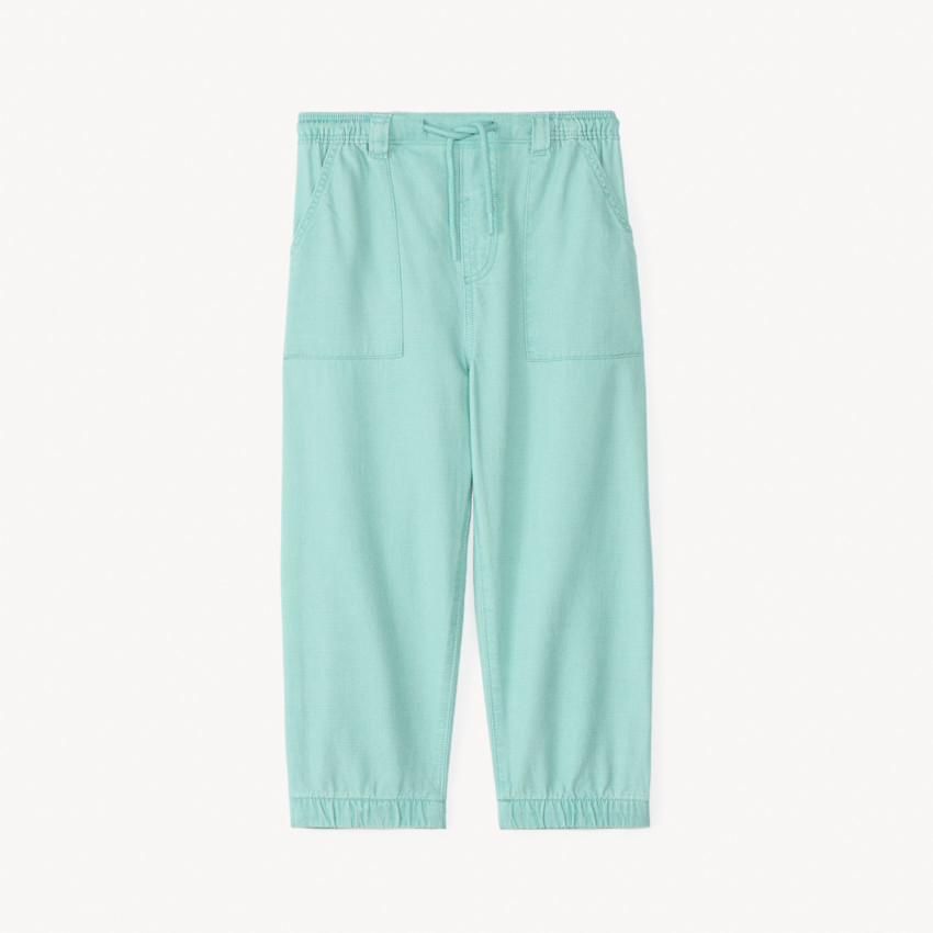 Pantalon en toile uni chevilles resserrées pour bébé garçon 