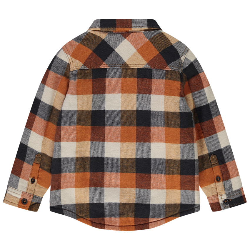Surchemise en flanelle à carreaux pour bébé garçon 