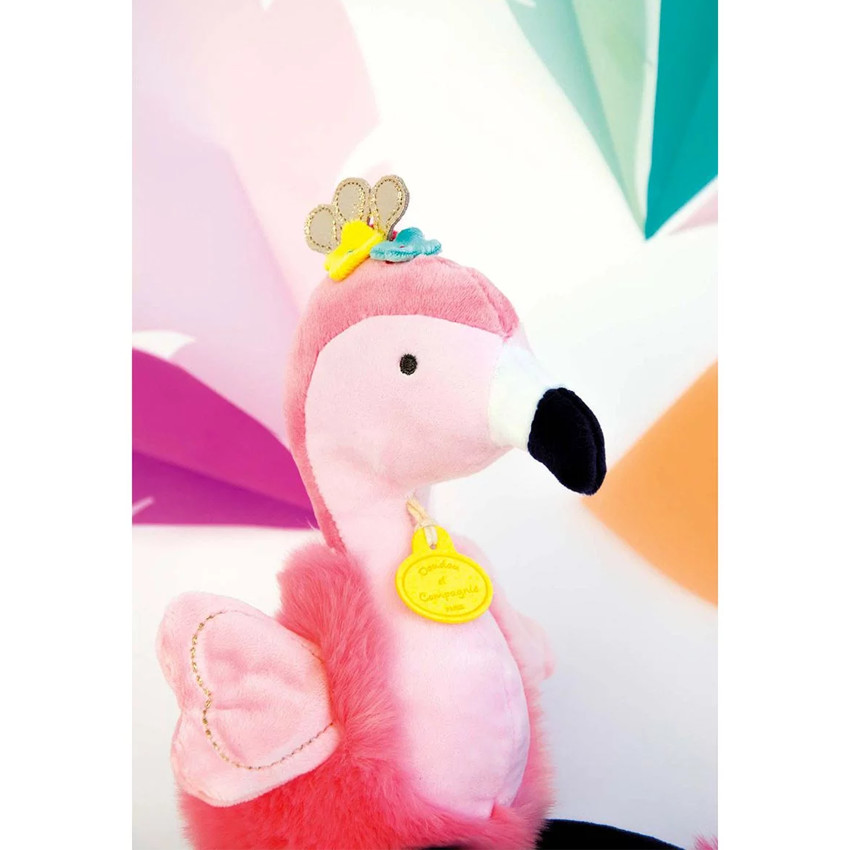 Peluche pantin Flamant Rose - 55 cm 