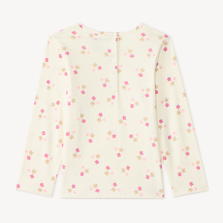 Lot de 5 t-shirts manches longues bébé fille print fantaisie 