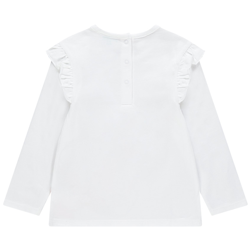 T-shirt manches longues en coton bio à motif Minnie Disney 