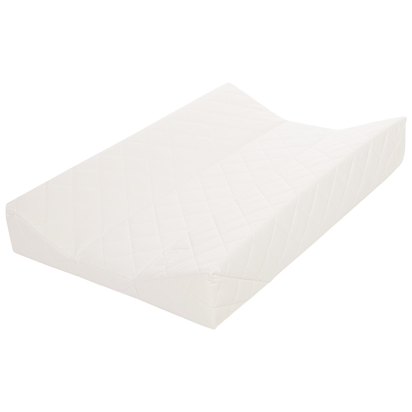 Matelas à langer effet matelassé 67 x 44 cm blanc - Blanc (Prémaman) - Image 1