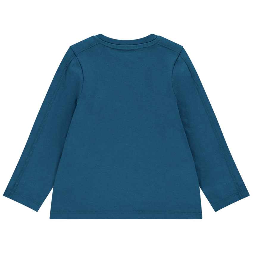 T-shirt manches longues en coton print dragon 