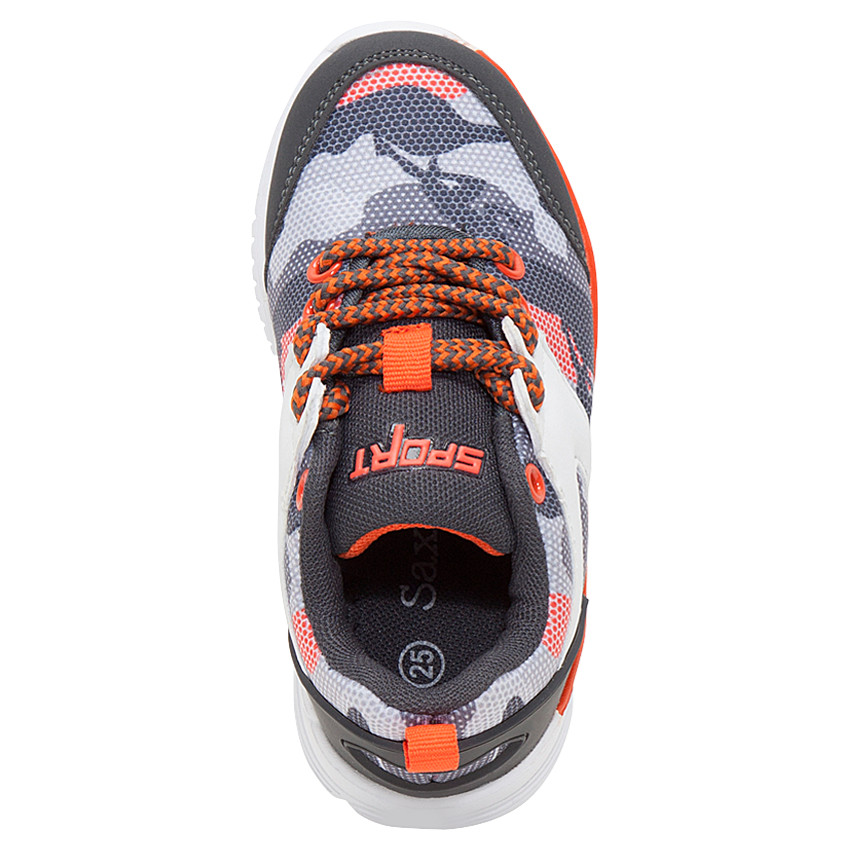 Baskets de sport à lacets motif army du 28 au 38 