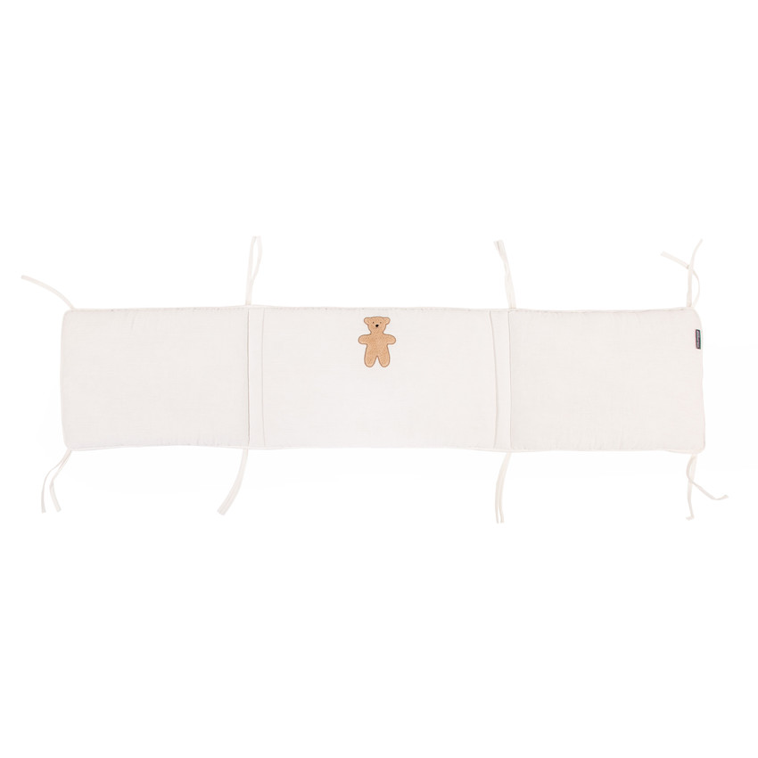 Tour de lit en mousseline - Teddy Beige 