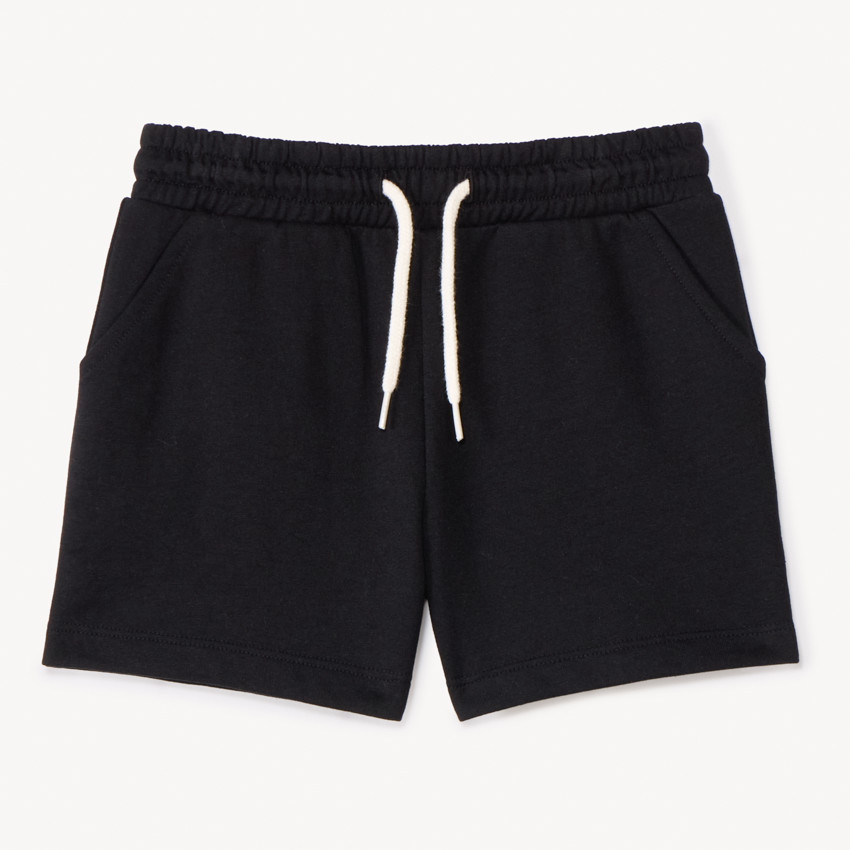 Short en molleton uni pour fille